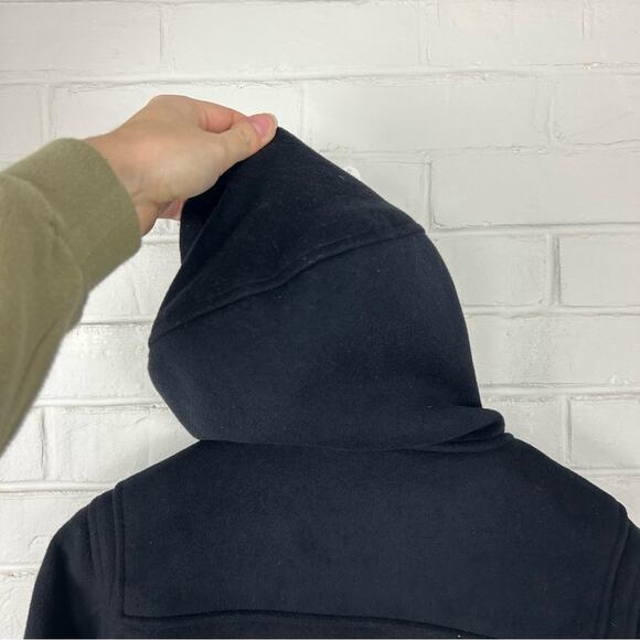 Lands’ End Navy 100% Wool Toggle Coat Size M 10-12 - Picture 16 of 16